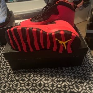 Jordan Kids Sneakers Red and Black